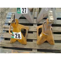 (2) JACK SAFETY STANDS