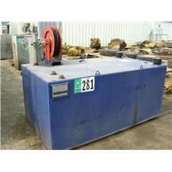 SUPERIOR 500 GALLON LUBE TANK W/AIR PUMP