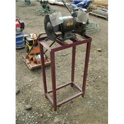 INDUSTRIAL DOUBLE END PEDESTAL GRINDER, s/n: N/A