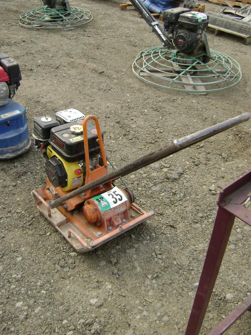 MIKASA MVC 77 WALK BEHIND VIBRATORY PLATE COMPACTOR, s/n N/A