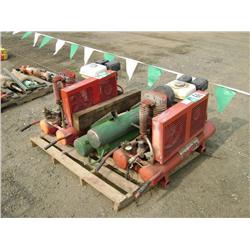 QTY OF GAS POWERED AIR COMPRESSORS