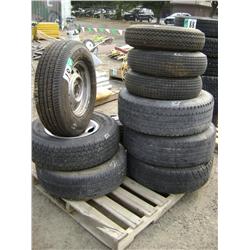QTY OF AUTO TIRES & WHEELS
