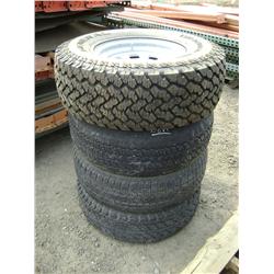 QTY OF AUTO TIRES & WHEELS