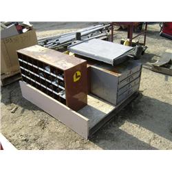 PALLETS OF BOLT BINS