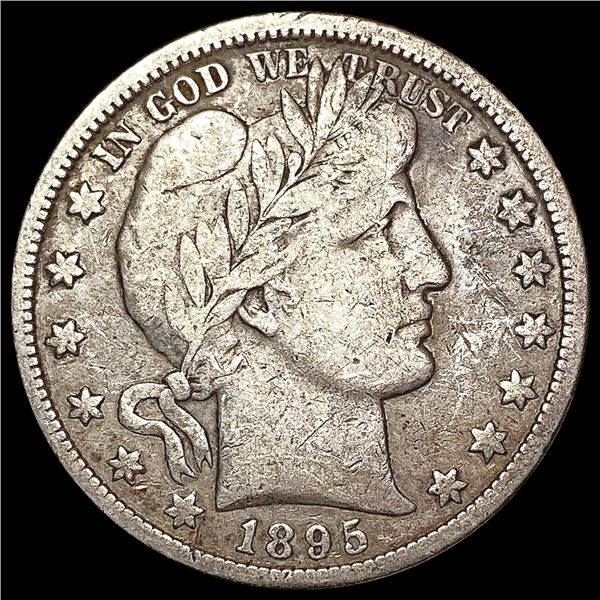 1895-O Barber Half Dollar NICELY CIRCULATED