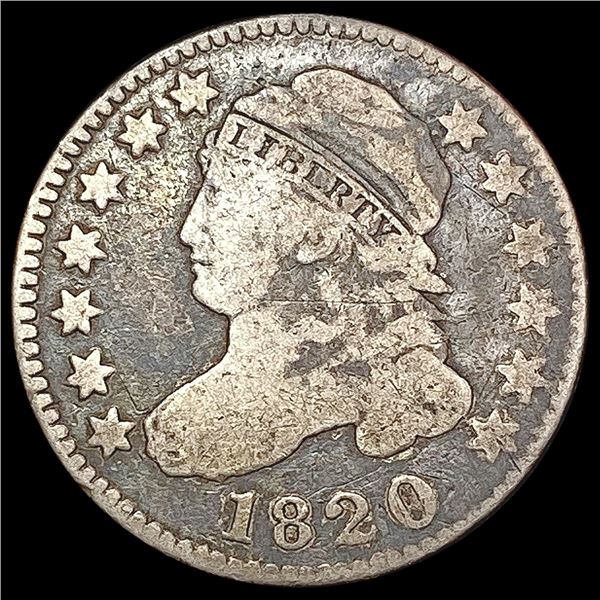 1820 Capped Bust Dime NICELY CIRCULATED