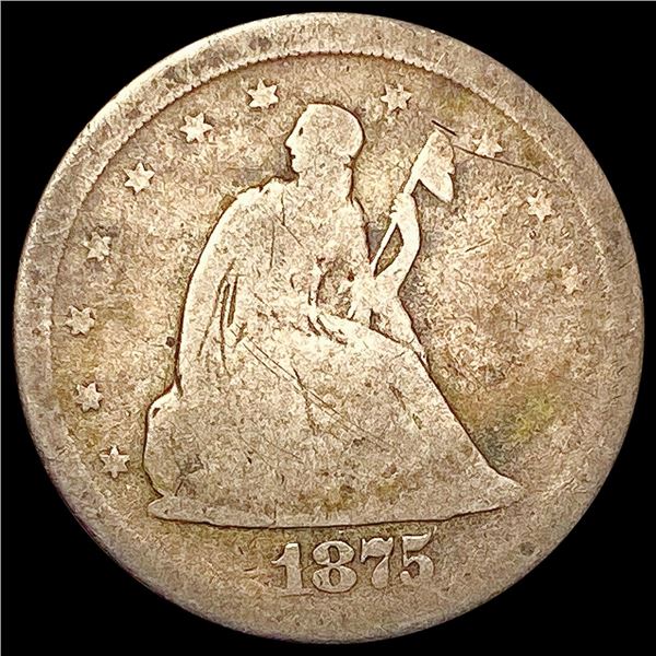 1875-S Twenty Cent Piece NICELY CIRCULATED