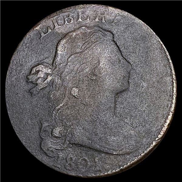 1801 Draped Bust Large Cent NICELY CIRCULATED