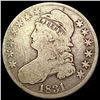 Image 1 : 1831 Capped Bust Half Dollar NICELY CIRCULATED