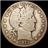 Image 1 : 1913 Barber Half Dollar NICELY CIRCULATED
