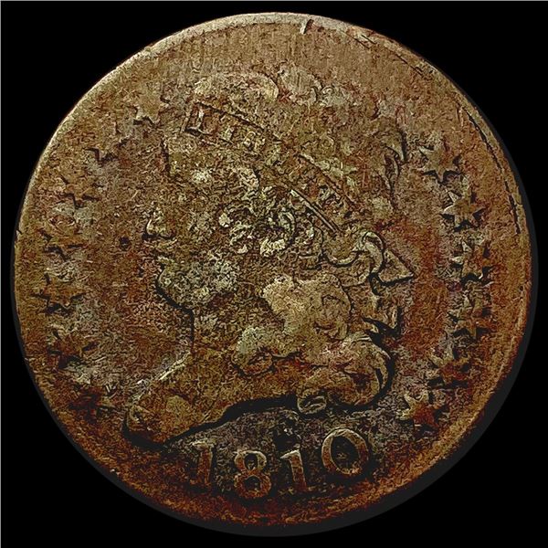 1810 Classic Head Half Cent NICELY CIRCULATED
