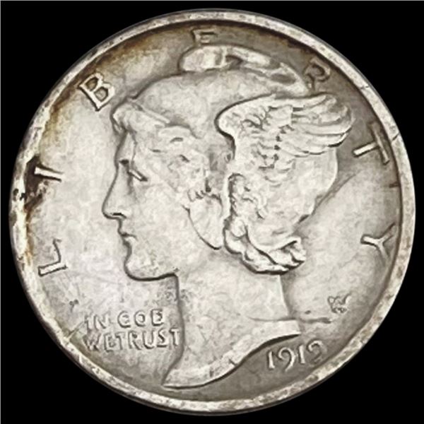 1919-D Mercury Dime CLOSELY UNCIRCULATED CLOSELY