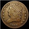 Image 1 : 1833 Classic Head Half Cent NICELY CIRCULATED