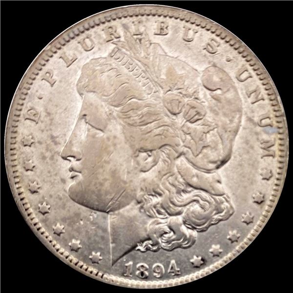 1894-O Silver Morgan Dollar NEARLY UNCIRCULATED