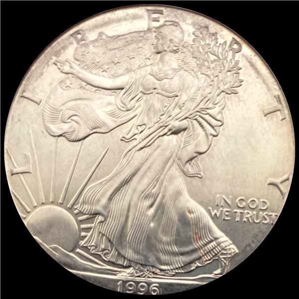 1996 1 oz Silver American Eagle $1 SUPERB GEM BU