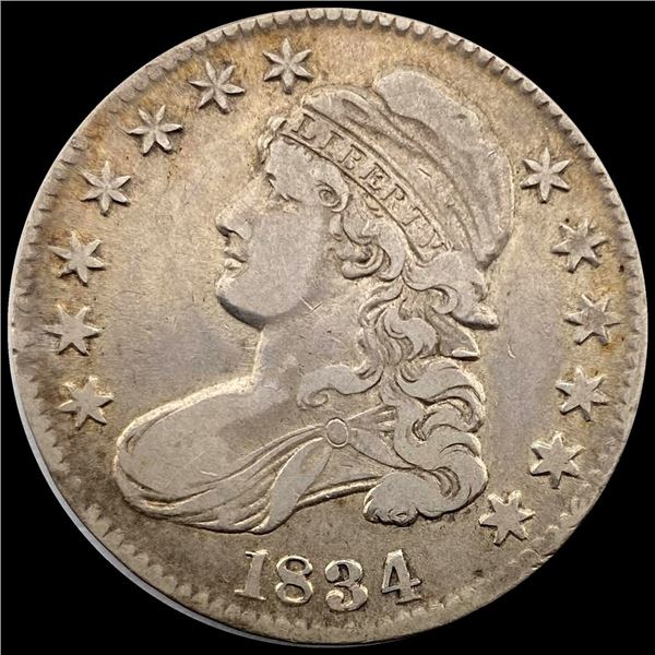 1834 Capped Bust Half Dollar LIGHTLY CIRCULATED
