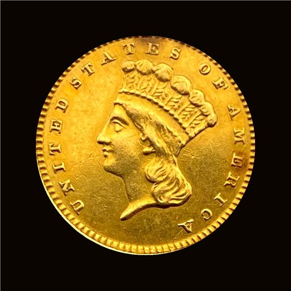 1854 Indian Princess Head Gold Dollar HIGH GRADE