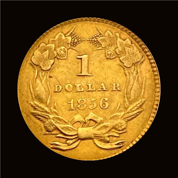 1856 Gold $1 Indian Princess Head Type 2 UNCIRCULATED