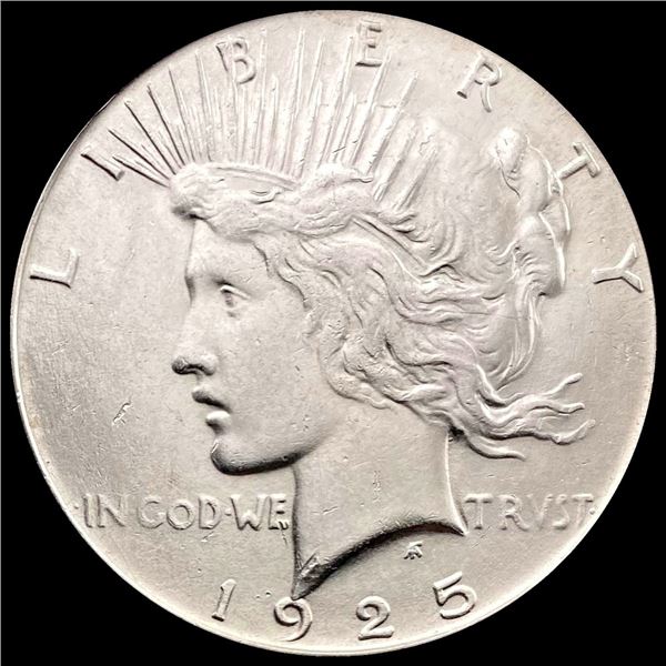 1925-S Silver Peace Dollar GEM BU