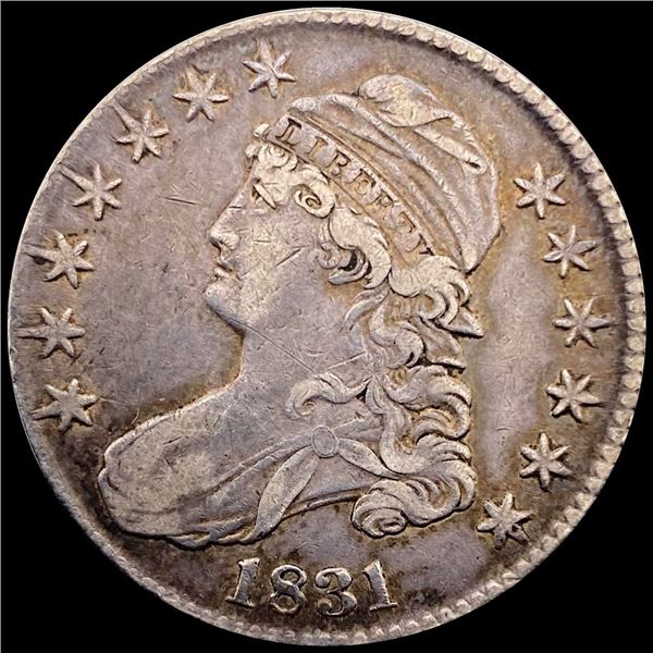1831 Capped Bust Half Dollar NEARLY UNCIRCULATED
