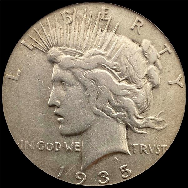 1935 Silver Peace Dollar LIGHTLY CIRCULATED