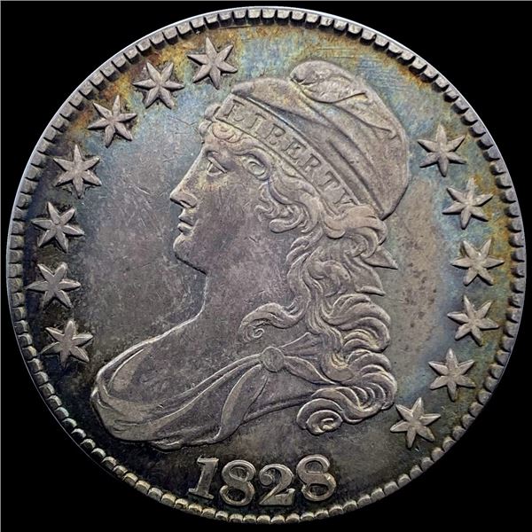 1828 Capped Bust Half Dollar CLOSELY UNCIRCULATED