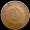 Image 2 : 1871 Bronze Two-Cent Piece LIGHTLY CIRCULATED