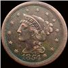 Image 1 : 1854 Braided Hair Large Cent CLOSELY UNCIRCULATED