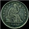 Image 1 : 1840-O Silver Seated Liberty Quarter LIGHTLY CIRCULATED