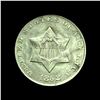 Image 1 : 1852 Silver Three-Cent Piece (Trime) UNCIRCULATED