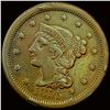Image 1 : 1855 Braided Hair Large Cent CLOSELY UNCIRCULATED