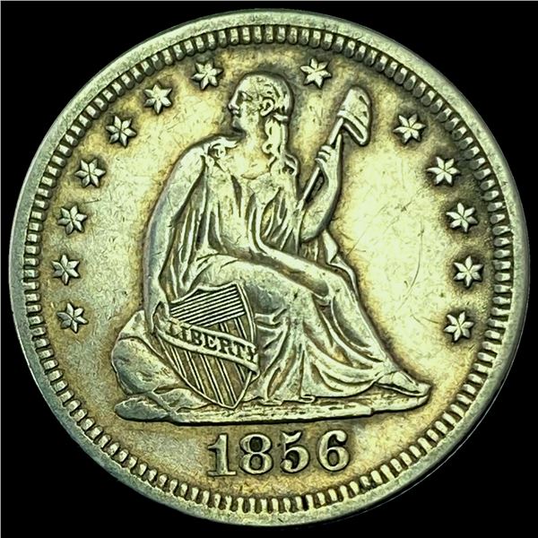 1856 Seated Liberty Silver Quarter CLOSELY UNCIRCULATED