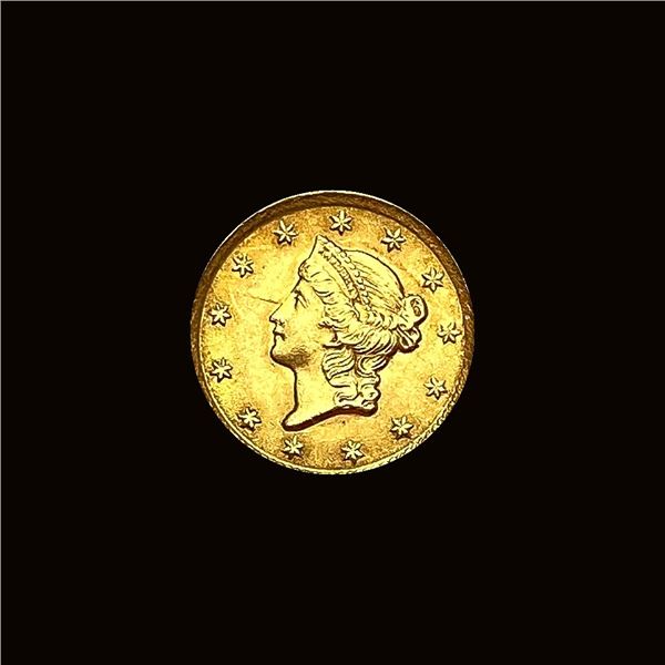 1852 Gold $1 Liberty Head UNCIRCULATED