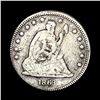 Image 1 : 1863 Seated Liberty Silver Quarter NICELY CIRCULATED