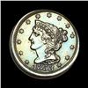1853 Braided Hair Half Cent UNCIRCULATED