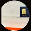 Image 1 : PAMP Suisse 1g Gold Bar .9999 Fine in Assay. HIGH GRADE