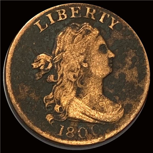 1800 Copper Half Cent NICELY CIRCULATED