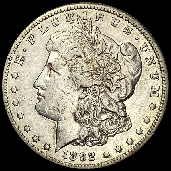 1892-CC Silver Morgan Dollar CLOSELY UNCIRCULATED