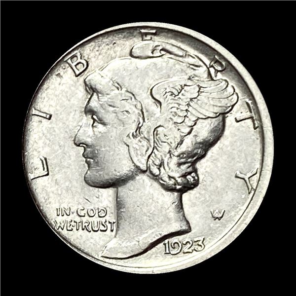1923-S Silver Mercury Dime CLOSELY UNCIRCULATED