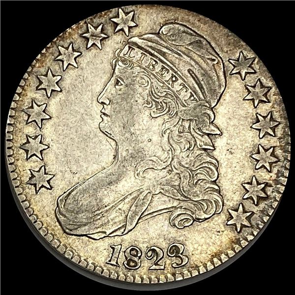 1823 Capped Bust Half Dollar CLOSELY UNCIRCULATED