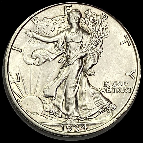 1934-S Silver Half Dollar Walking Liberty UNCIRCULATED