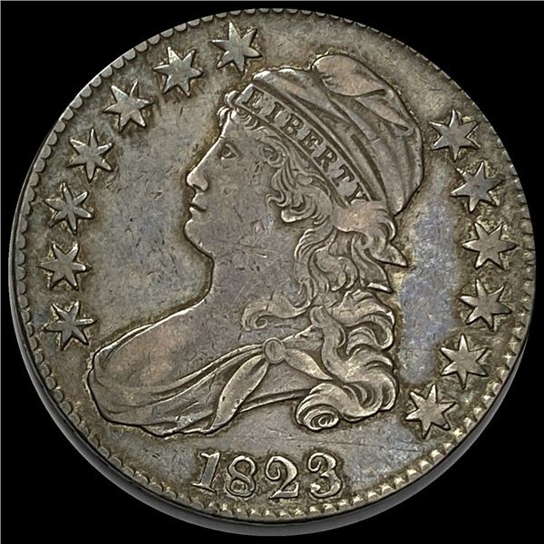 1823 Capped Bust Half Dollar NEARLY UNCIRCULATED