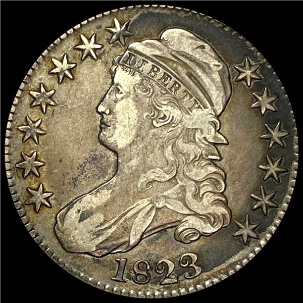 1823 Capped Bust Half Dollar LIGHTLY CIRCULATED