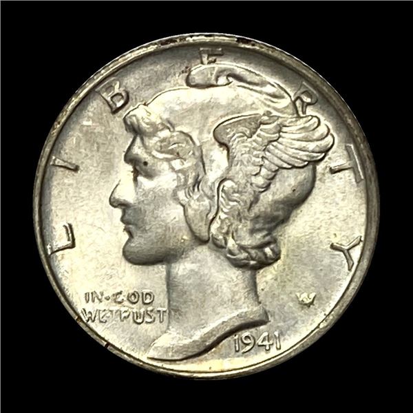 1941-S Silver Mercury Dime UNCIRCULATED