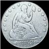 Image 1 : 1853 Arrows Seated Liberty Silver Quarter NICELY CIRCULATED
