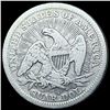 Image 2 : 1853 Arrows Seated Liberty Silver Quarter NICELY CIRCULATED