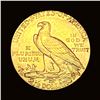 Image 2 : CLOSELY UNCIRCULATED 1912 Indian Head $2.50 Gold Quarter Eagle