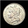 Image 1 : UNCIRCULATED 1874 Nickel Three-Cent Piece