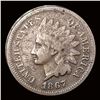Image 1 : NICELY CIRCULATED 1867 Indian Head Cent