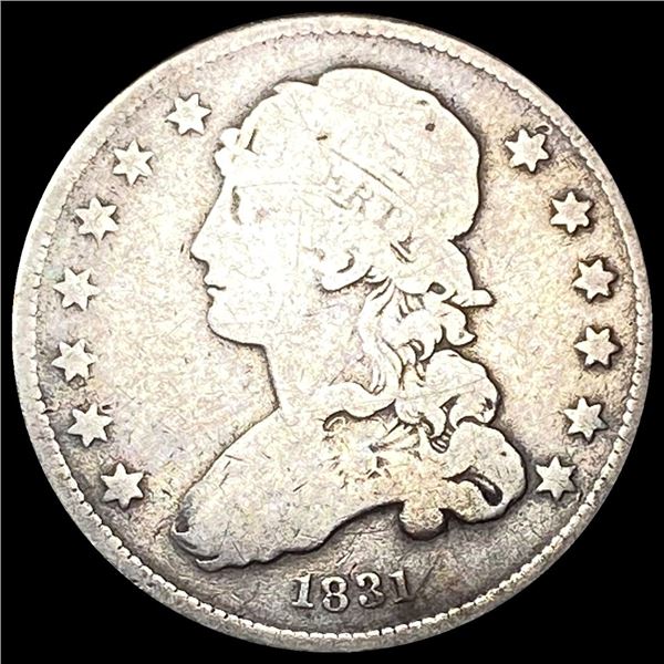 NICELY CIRCULATED 1831 Capped Bust Silver Quarter